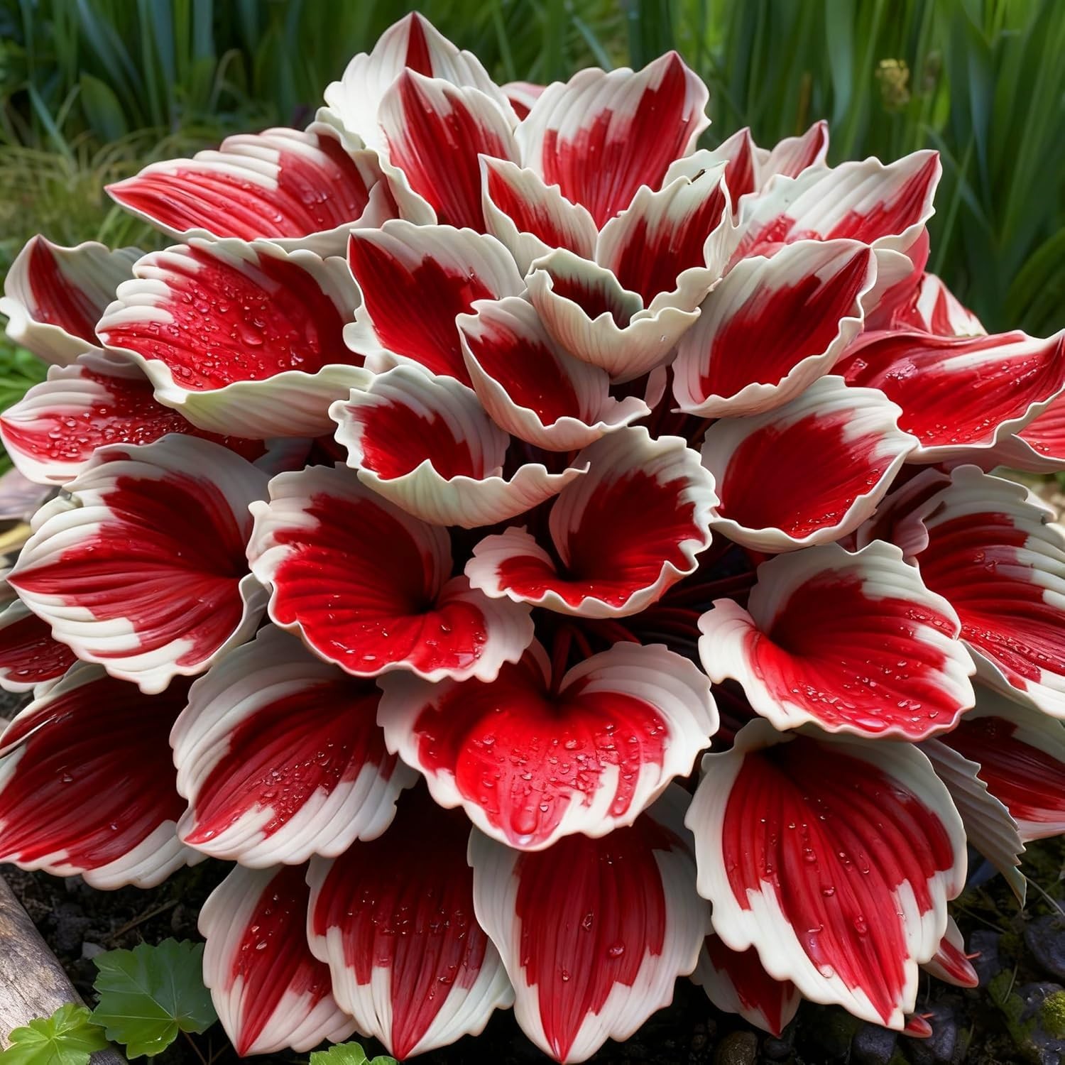 850pcs Premium Perennial Hosta Seeds, High Green, White, Blue, Variegated