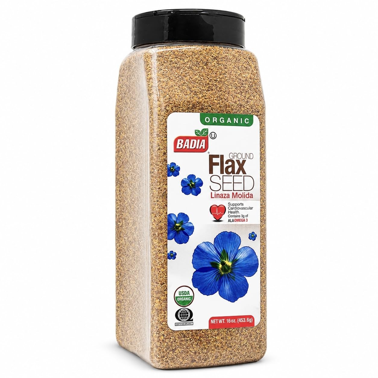 Versatile Organic Flax Seed, 16 oz – Ideal for Smoothies, Baking, & More