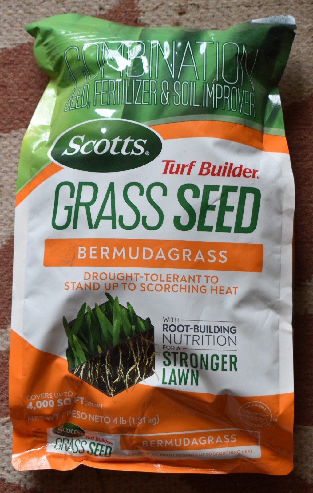 SCOTTS Turf Builder Grass Seed BERMUDA GRASS 4lb