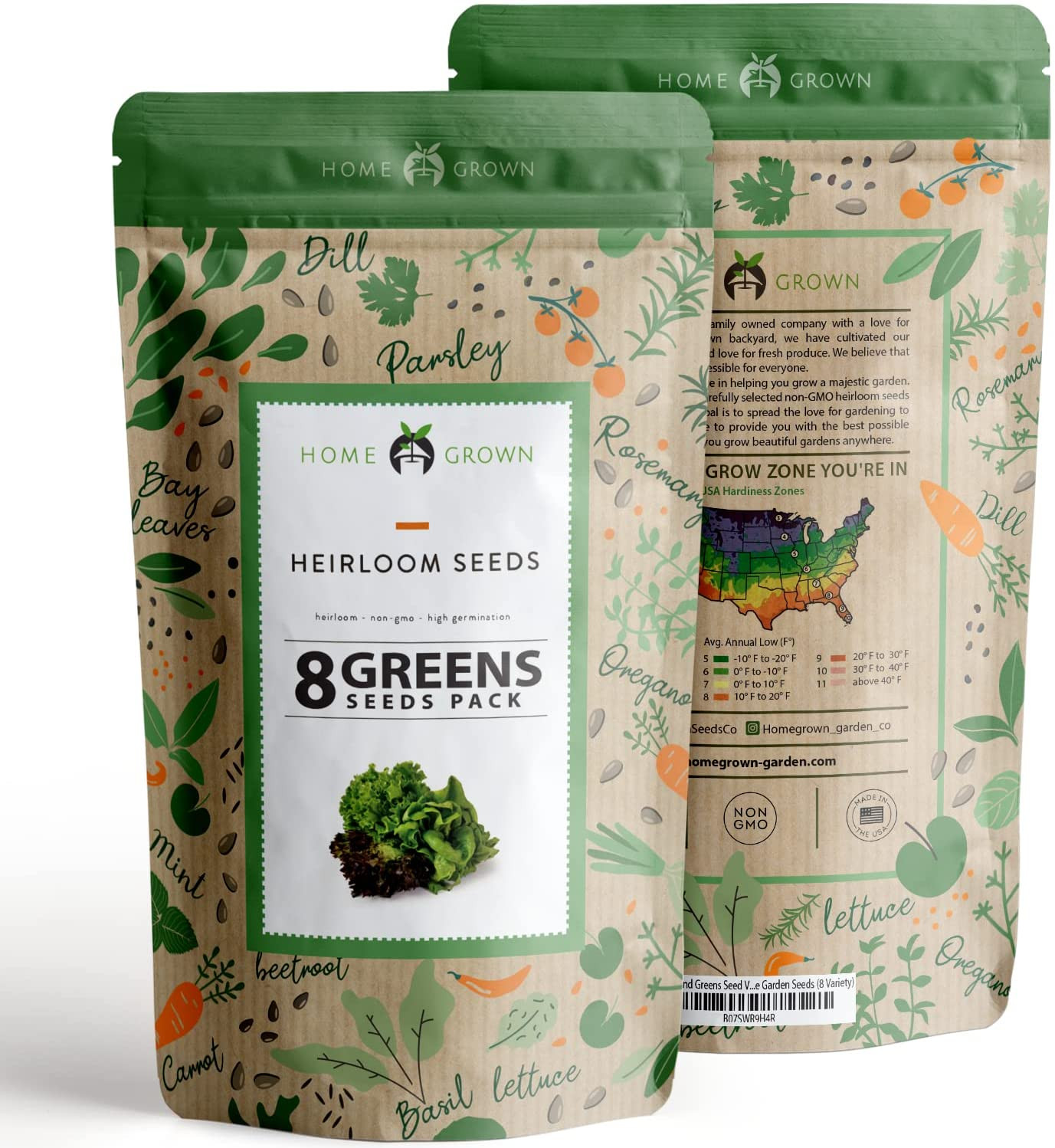 Lettuce & Salad Greens Seed Vault – 1200+ Non-Gmo Vegetable Seeds for Outdoors o