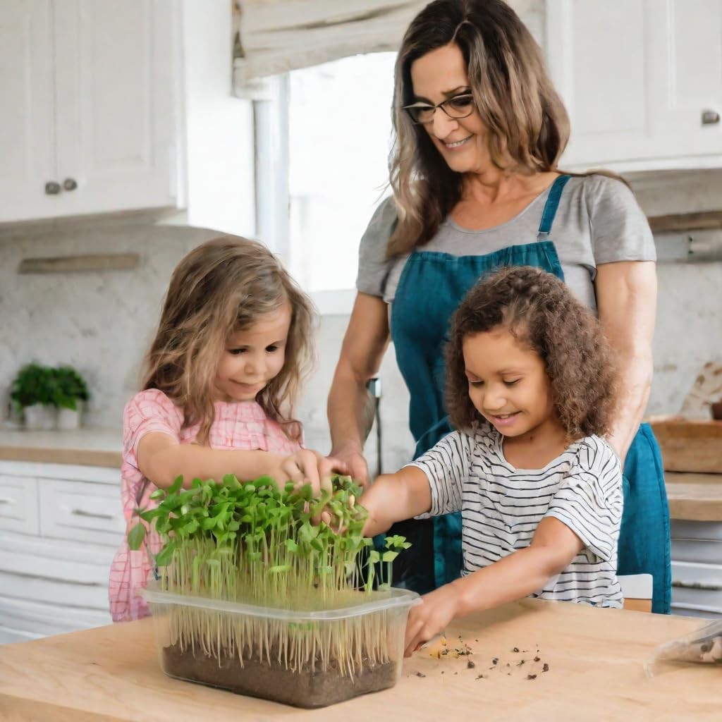 Alfalfa Sprouting Seeds Bulk Easy Grow Fast Germination 1/2 Pound
