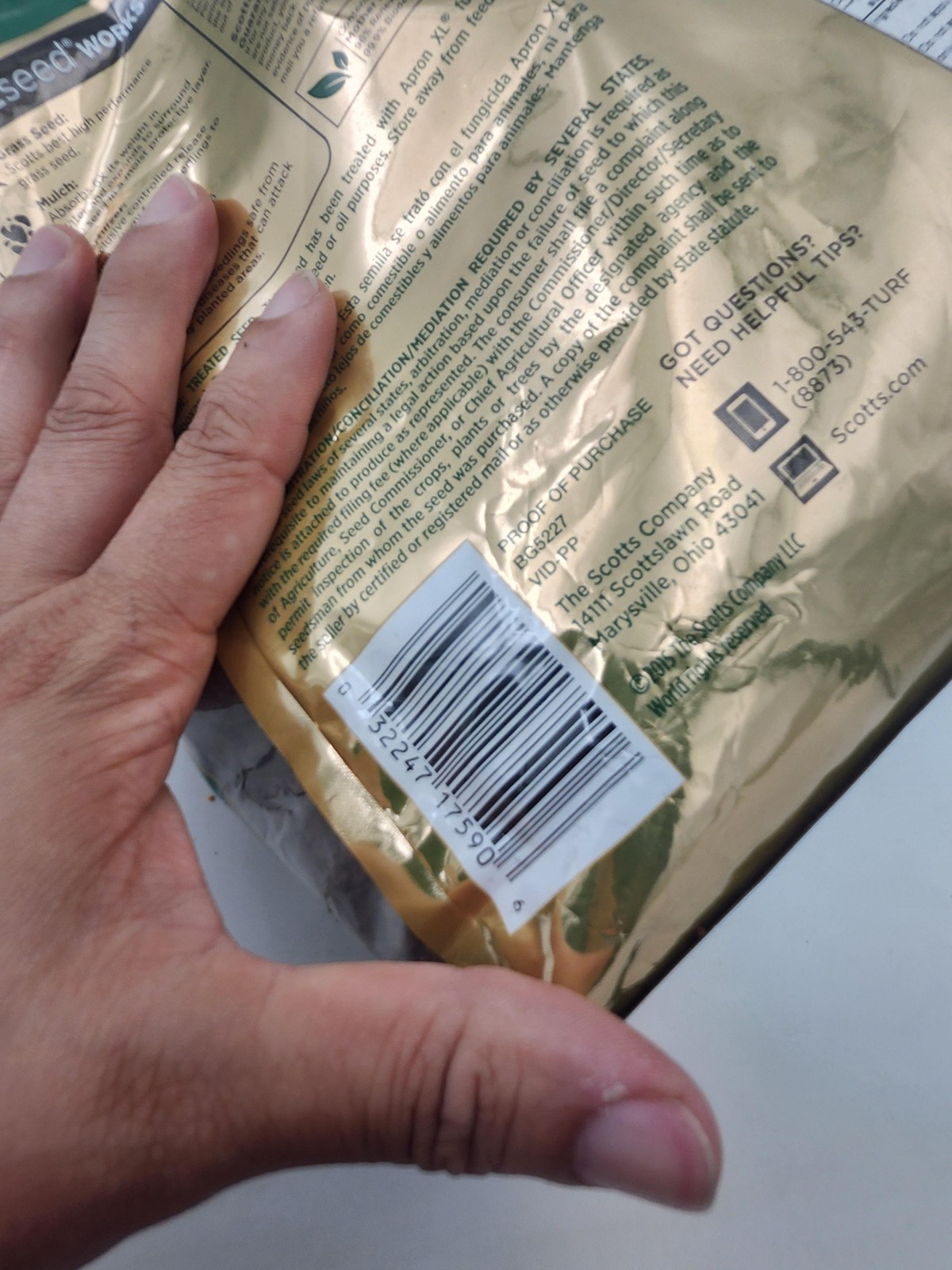 Scotts EZ Seed Patch & Repair Bermudagrass Lawn Grass Seed 10 Lb Gold Bag