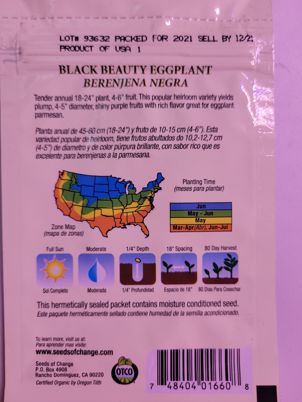 Seeds of Change Vegetable Assortment 7 (2021) New Inventory Guaranteed to Sprout