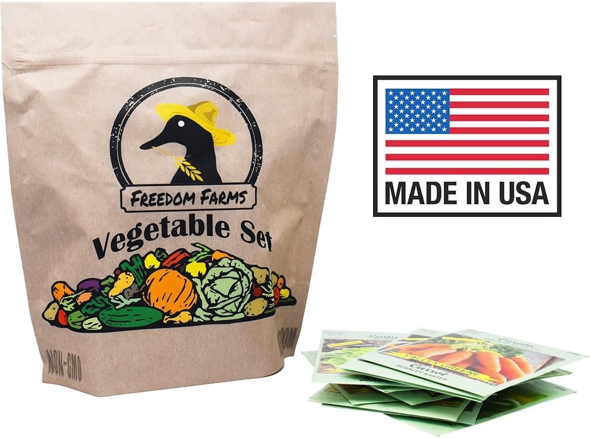 43 Variety Seed Packets – Veggies & Herbs, Non-GMO, 10,000+ Seeds Total
