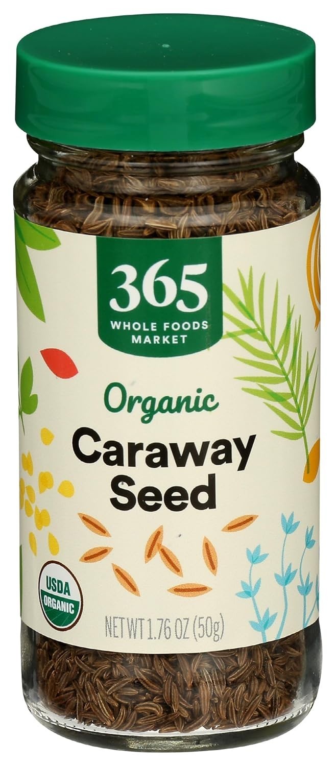 Organic Caraway Seed Pack, 1.76 Ounce, Perfect for Breads and Dishes