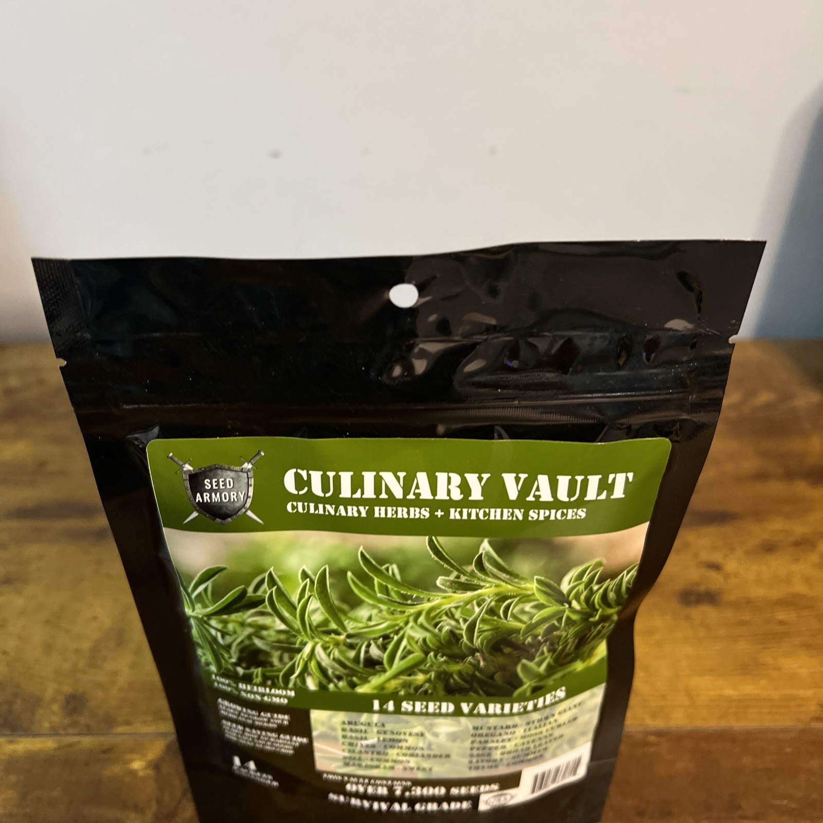 The Seed Armory Culinary Vault – 14 Seed Varieties for Self-Sufficiency