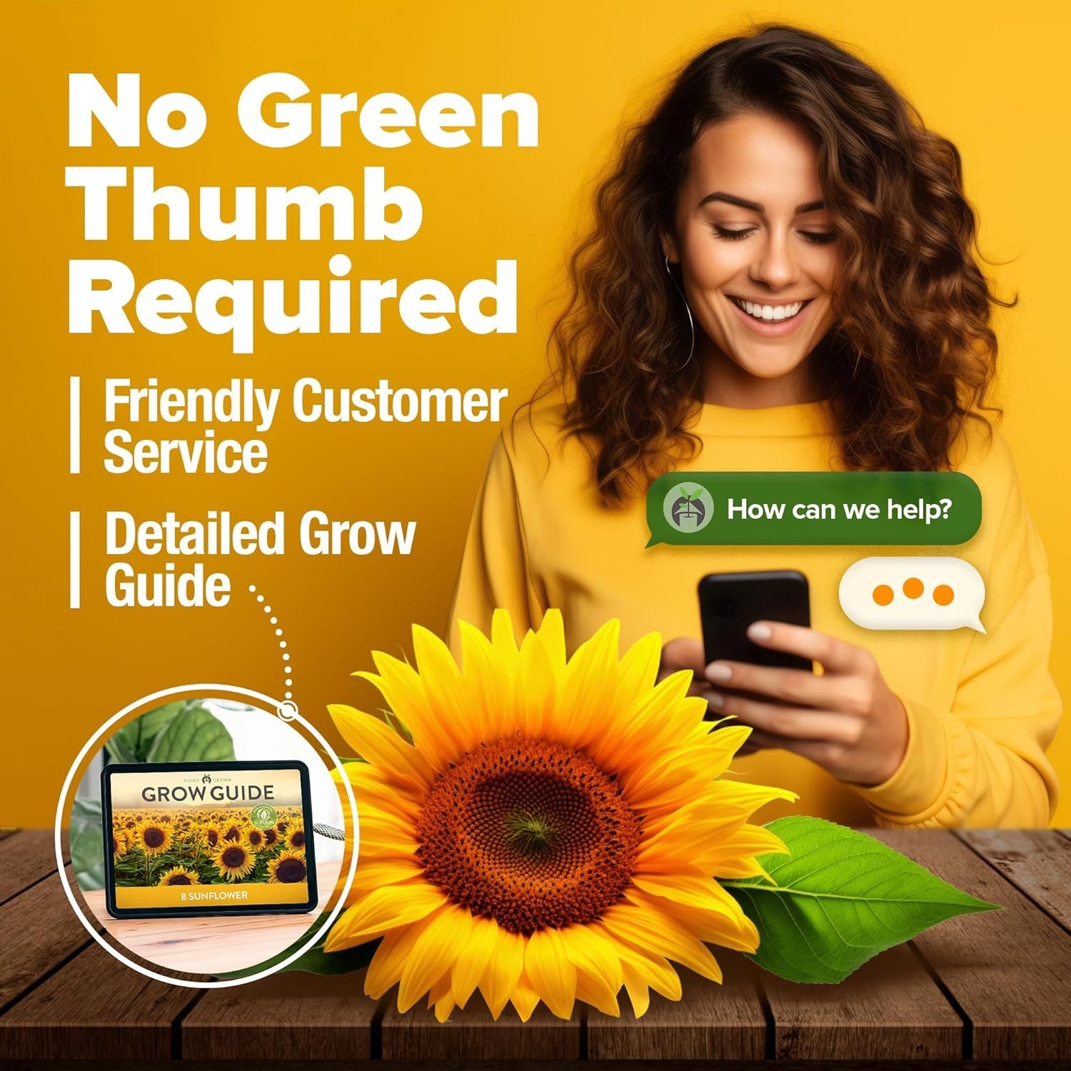 Vibrant Sunflower Garden Set: 1000+ Heirloom Seeds Across 8 Stunning Varieties