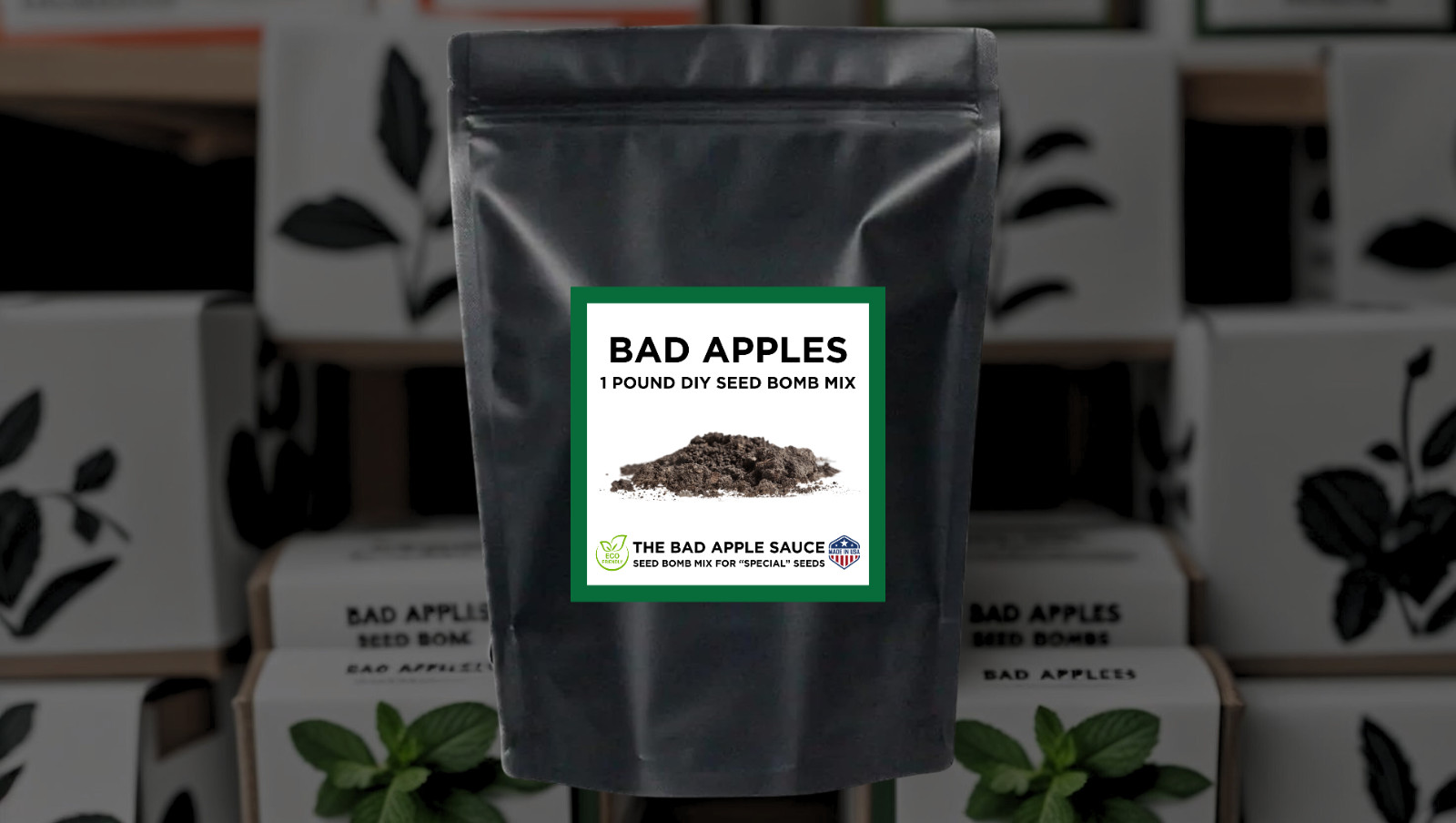Bad Apples THE BAD APPLE SAUCE™ – DIY Seed Bomb Mix – Guerrilla Garden Party!