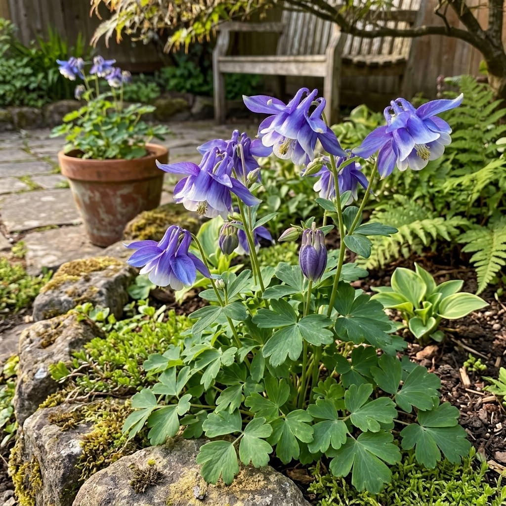 1000pcs Columbine Flower Seeds, Home Garden Balcony Yard Planting