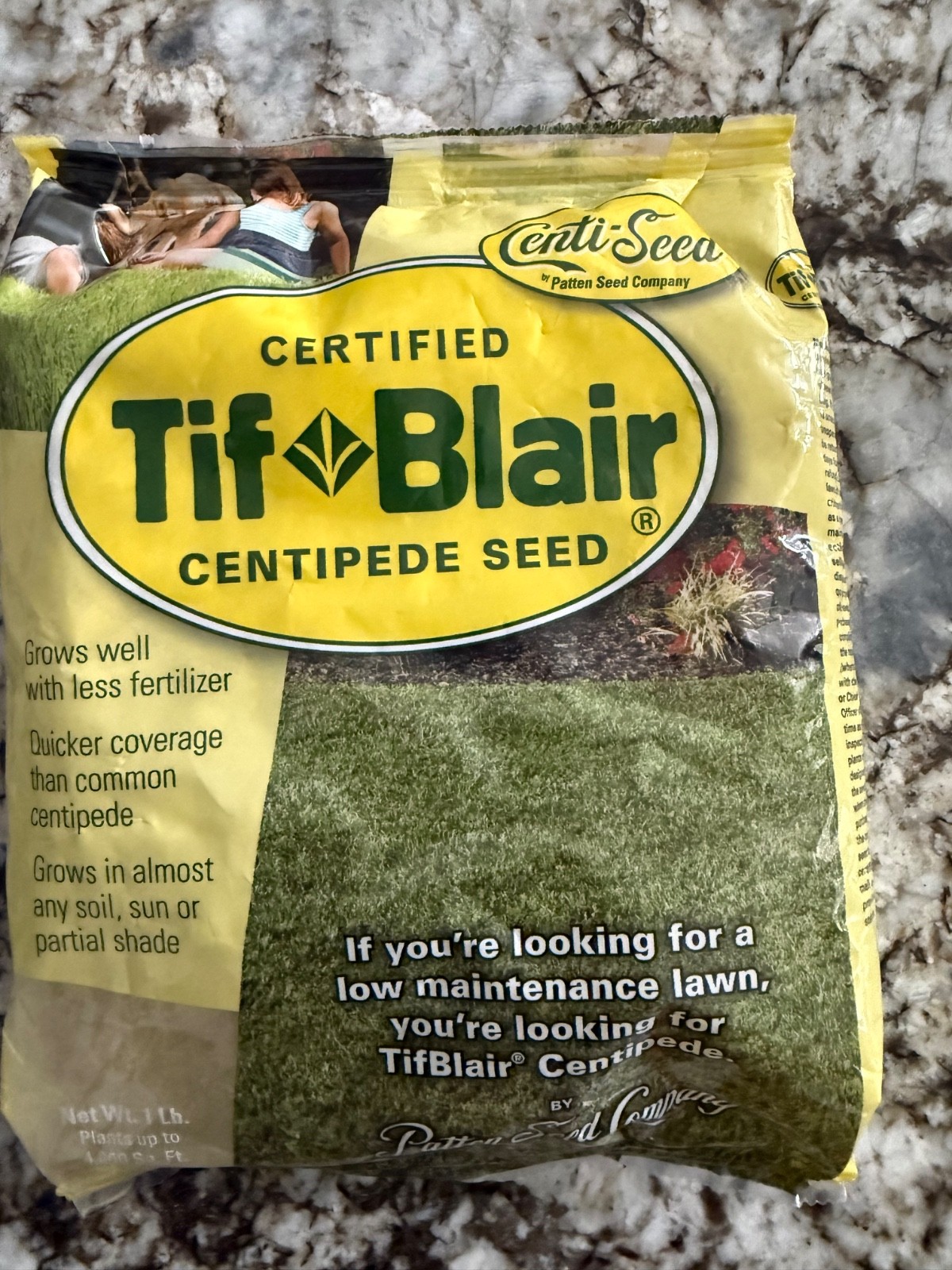 TifBlair Centipede Grass Seed 1 Lb Plants 2k – 4k Sq Ft For Sun or Partial Shade