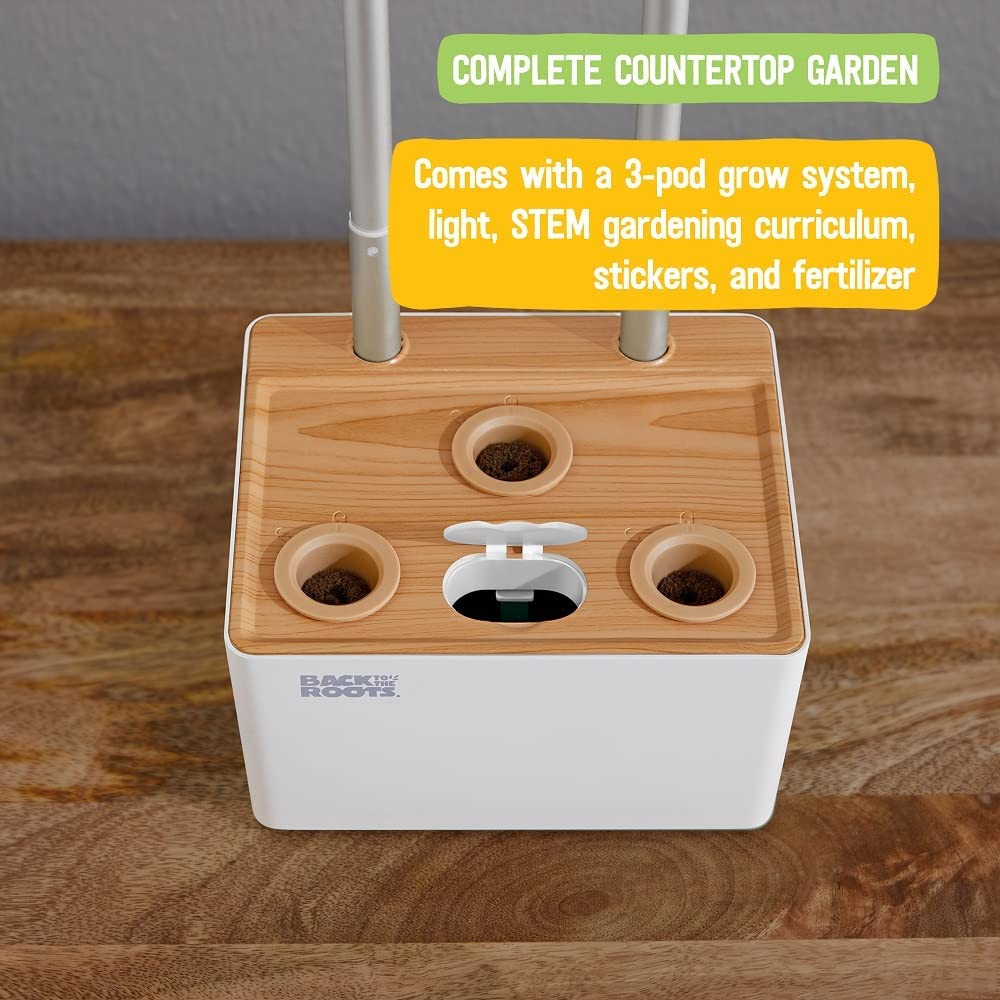 Hydroponic Grow Kit, Indoor (Matte White) Seeds Included Everything Included
