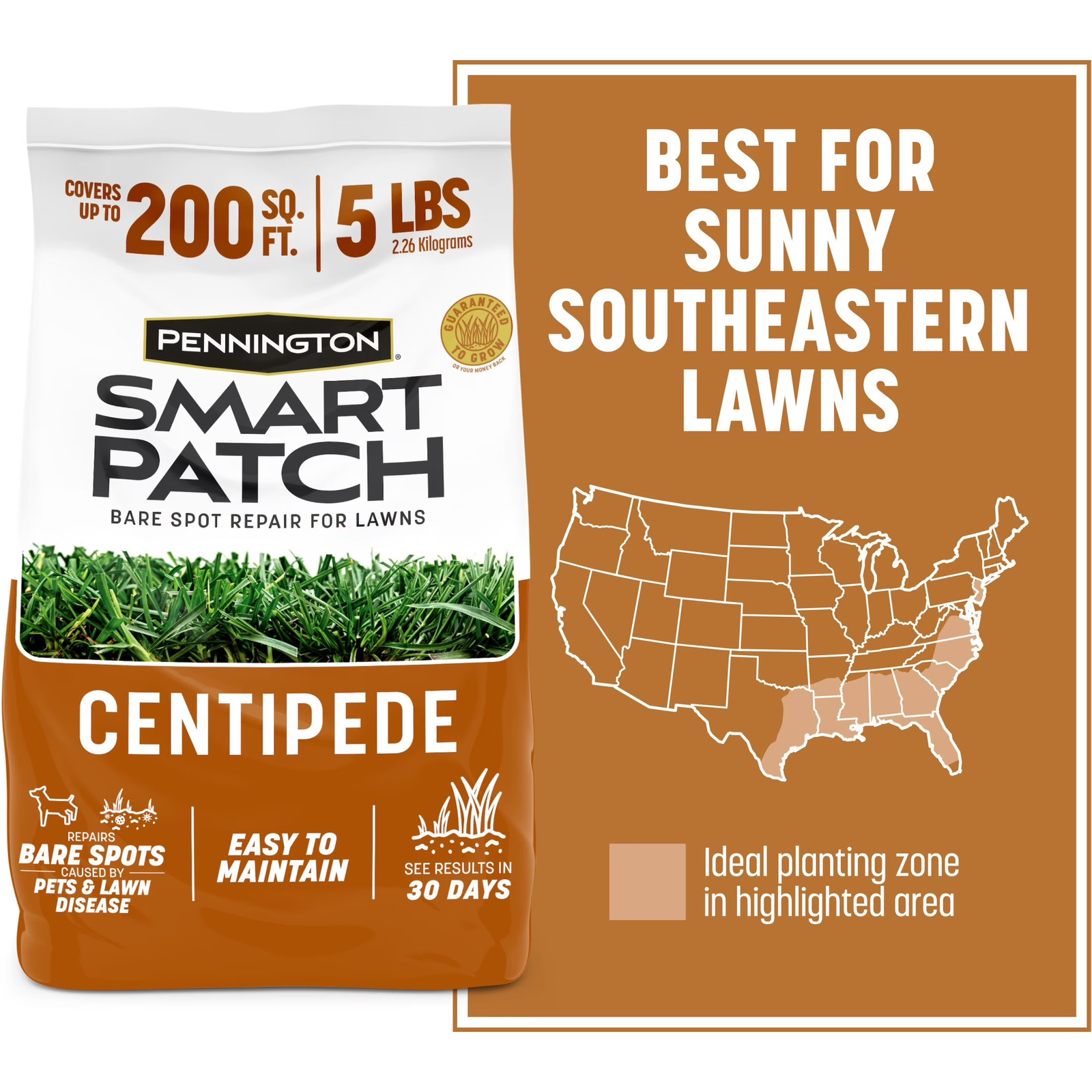Smart Patch Centipede Seed Mix 5 Lb