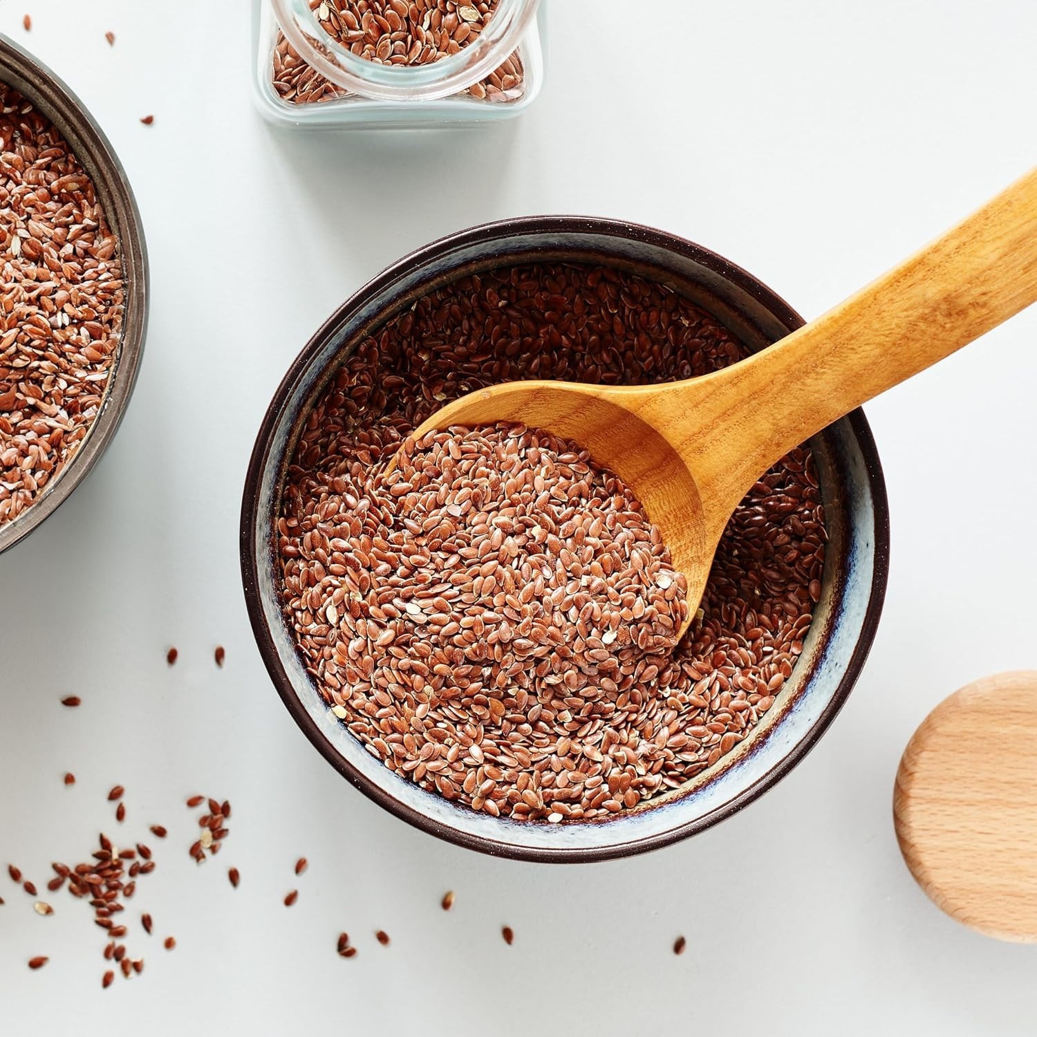 2.2 lb Resealable Organic Flax Seeds – Gluten-Free & Non-GMO for Healthy Living