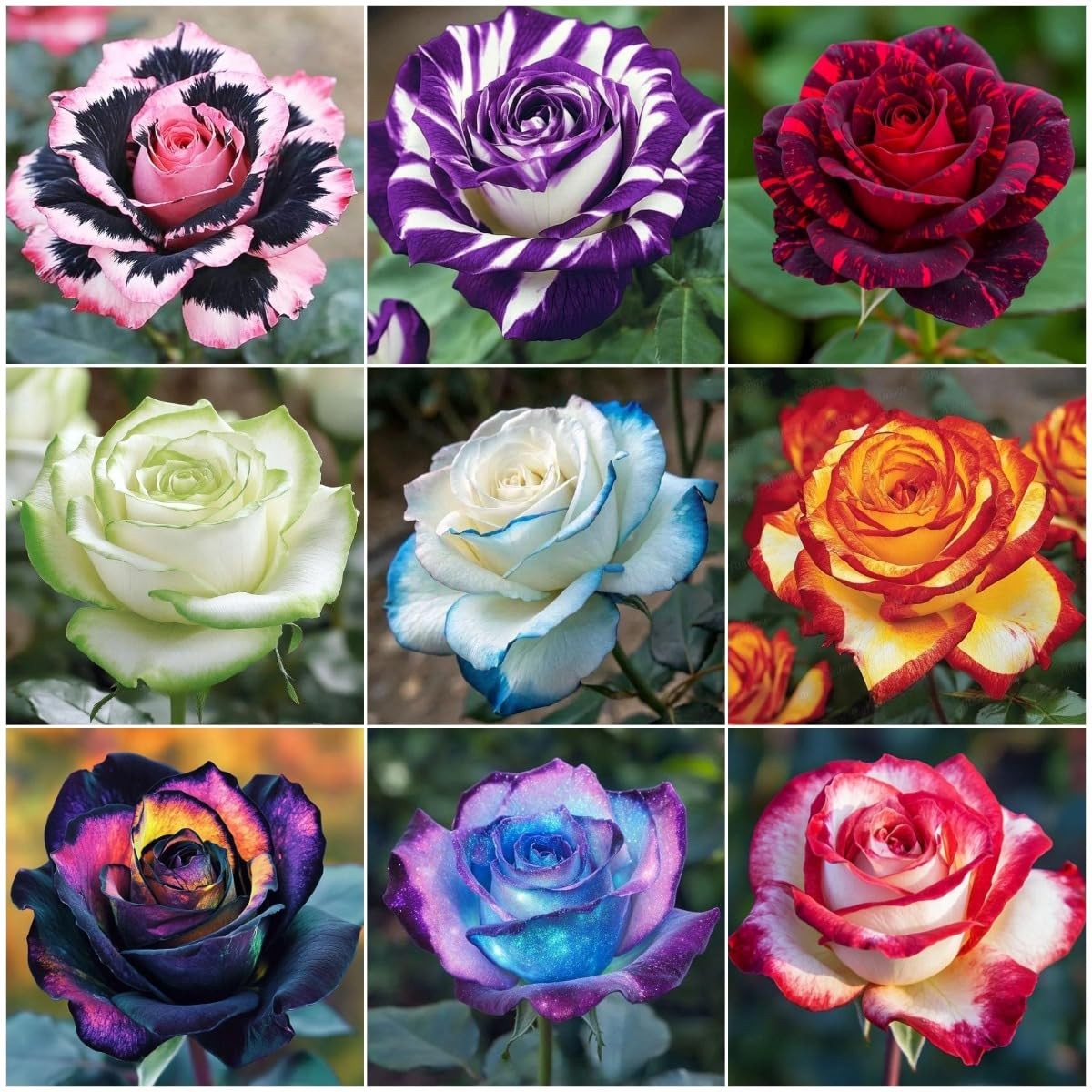 290+ Mixed Color Rose Seeds for Planting – Heirloom Non-GMO Perennial Rosa Fl…