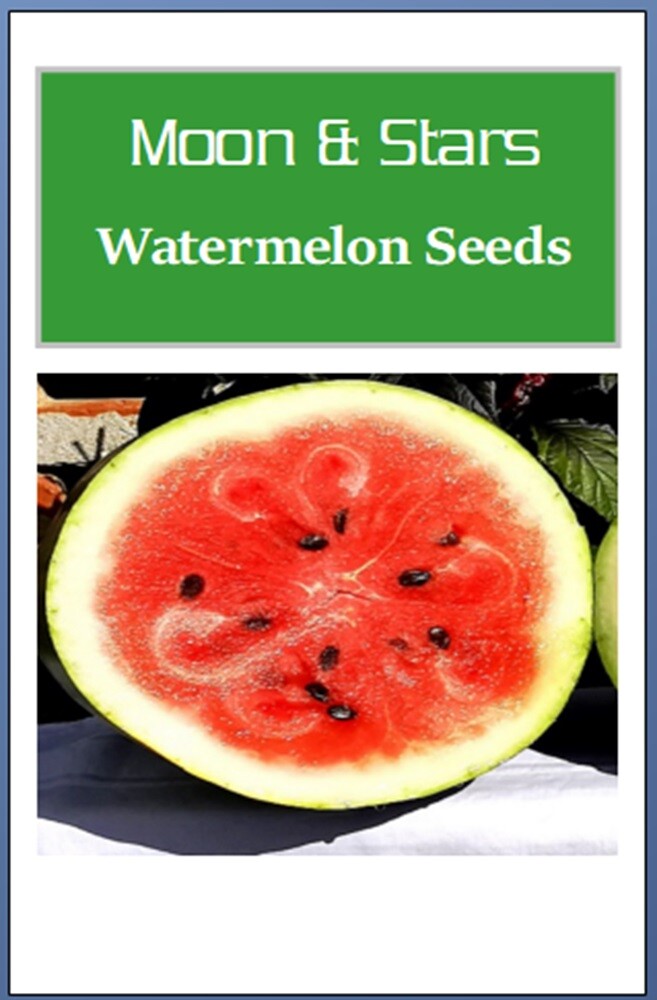 Moon and Star Watermelon Seeds | NON-GMO | Heirloom | Fresh Garden Seeds
