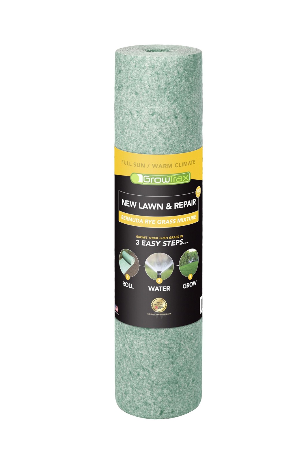 Biodegradable Grass Seed – 100 SQFT Bermuda Rye – Grass Seed and Fertilizer f…