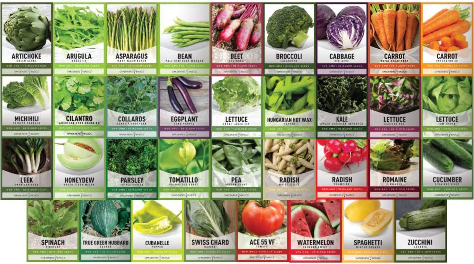 Survival Seed Vault Kit – 70 Heirloom Varieties for Self-Sufficient Gardening