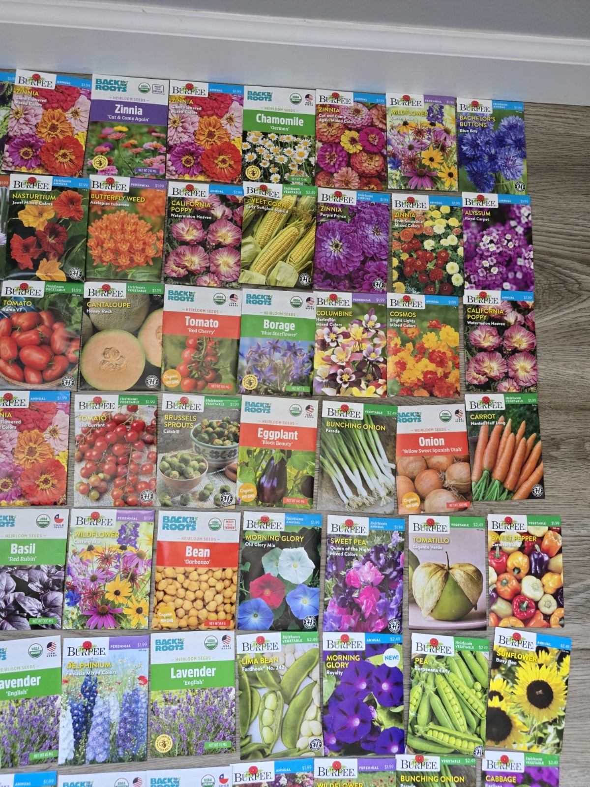 Lot 4 Of 107 seeds Vegetable, Flowers And Herb Seed Packets 2026 mix gardening.
