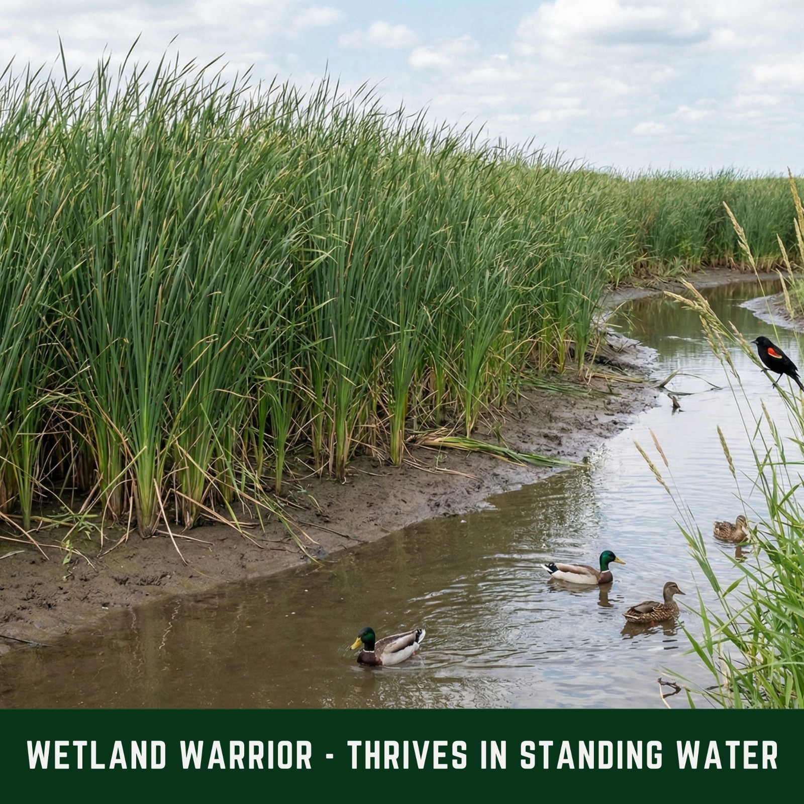 Old Cobblers Farm™ Wicked Tuff Turf Reed Canarygrass – Wetland & Erosion Control