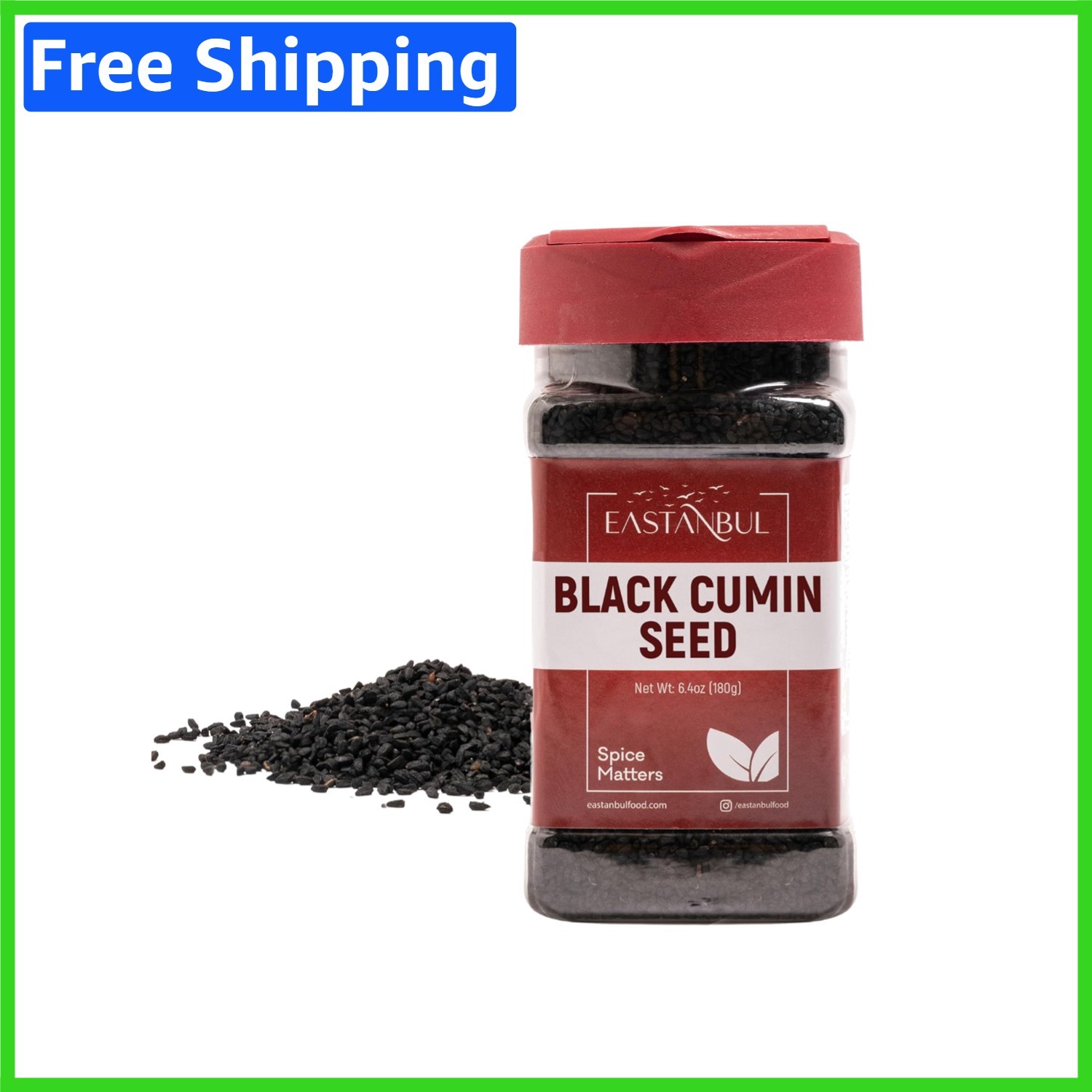 Flavorful 6.4 oz Nigella Sativa & Kalonji Seeds – Pure & Natural Spice Blend