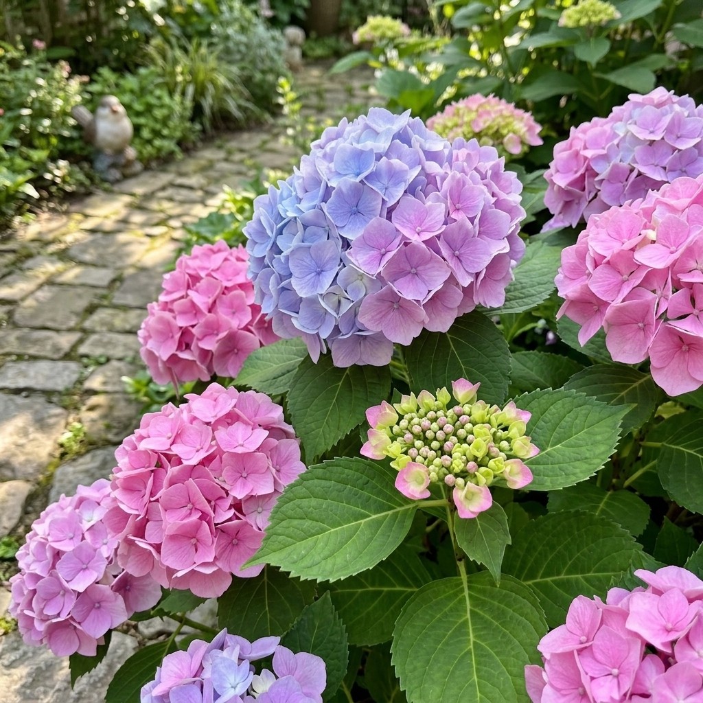 Perennial Hydrangea Seeds Ornamental Blooms Home Gardening 30 Seeds