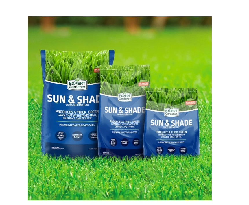 Kentucky Bluegrass Northern Grass Seed Mix, Sun to Partial Shade, 7 lb, New