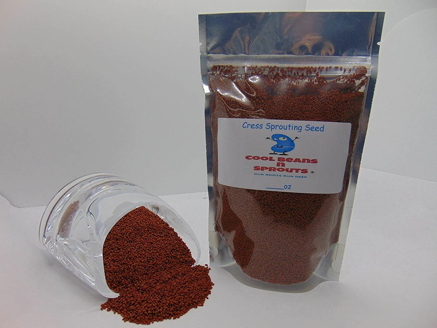 Cress Seeds for Sprouting Microgreens, “COOL BEANS N SPROUTS” Brand