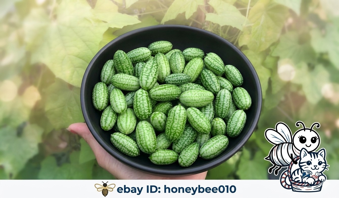 30 CUCAMELON SEEDS SOUR GHERKIN MOUSE MELON -FREE SHIPPING