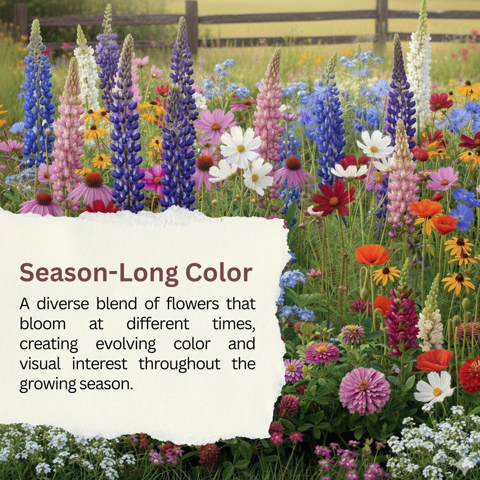 Butterfly and Hummingbird Wildflower Mix – 30,000+ Seeds – 1 oz Bulk Extra La…