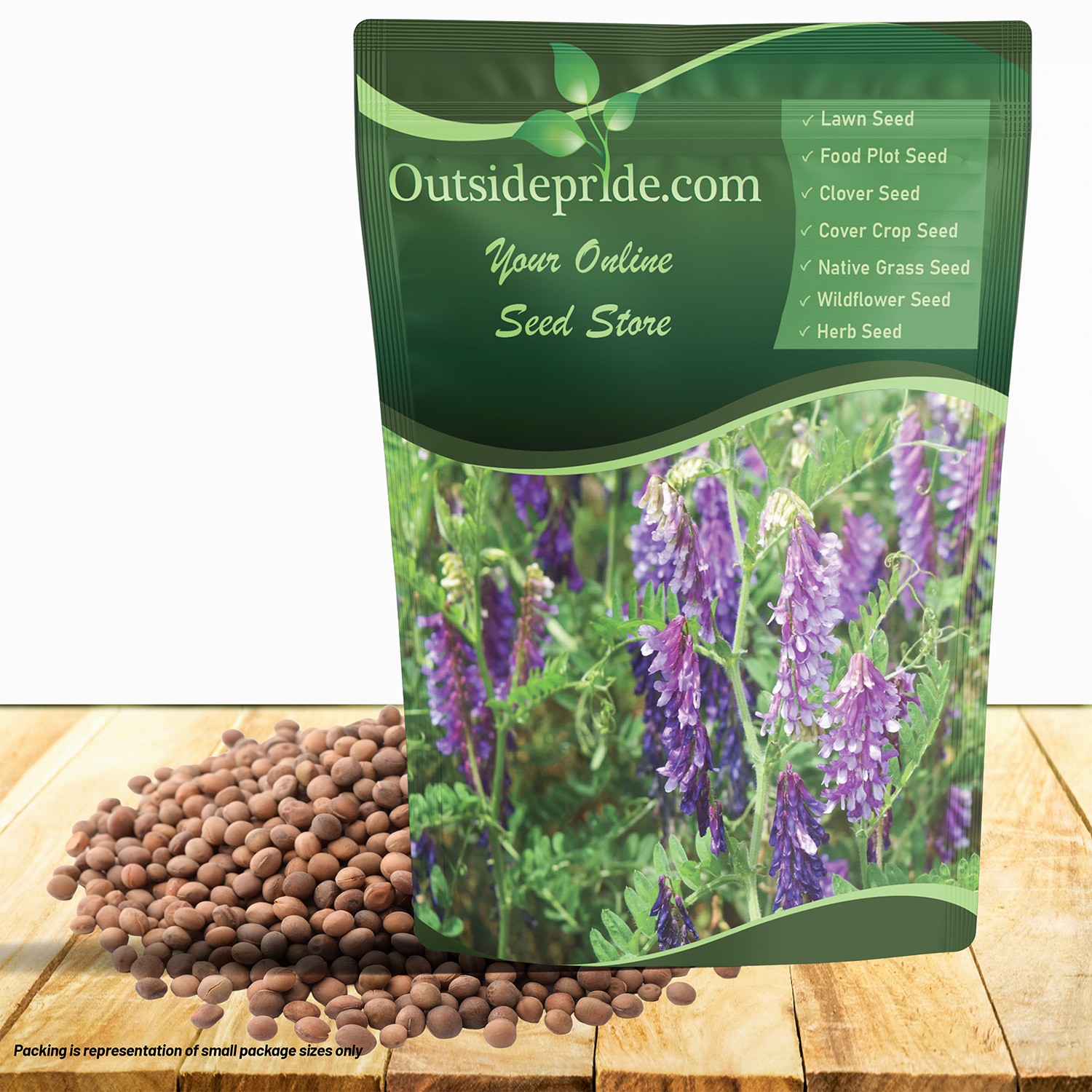 50 LBS – Inoculated Hairy Vetch Seeds – Bulk Legume & Cover Crop Seed For