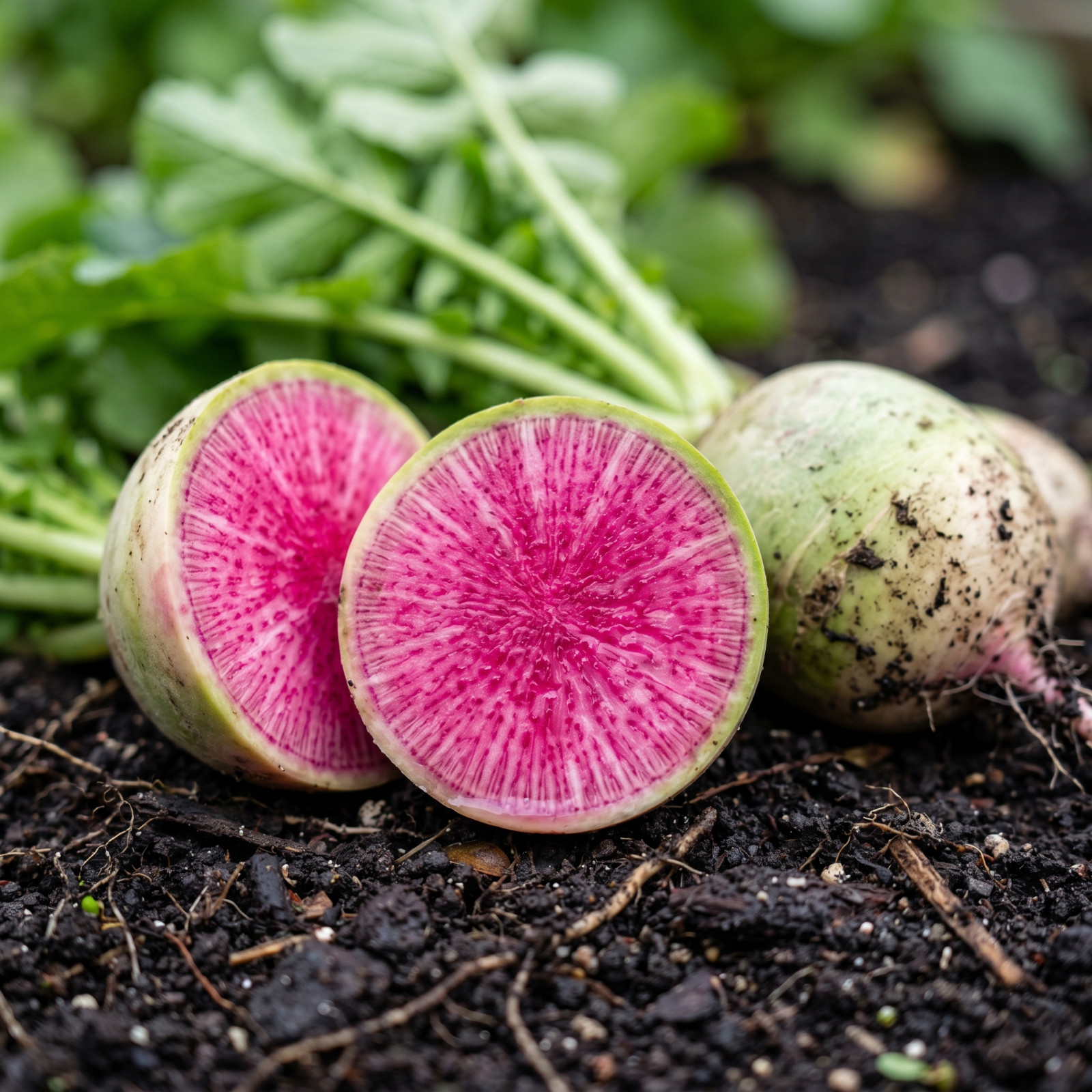 Watermelon Radish Seeds 300 Count Non-GMO Heirloom Sweet Root Vegetable