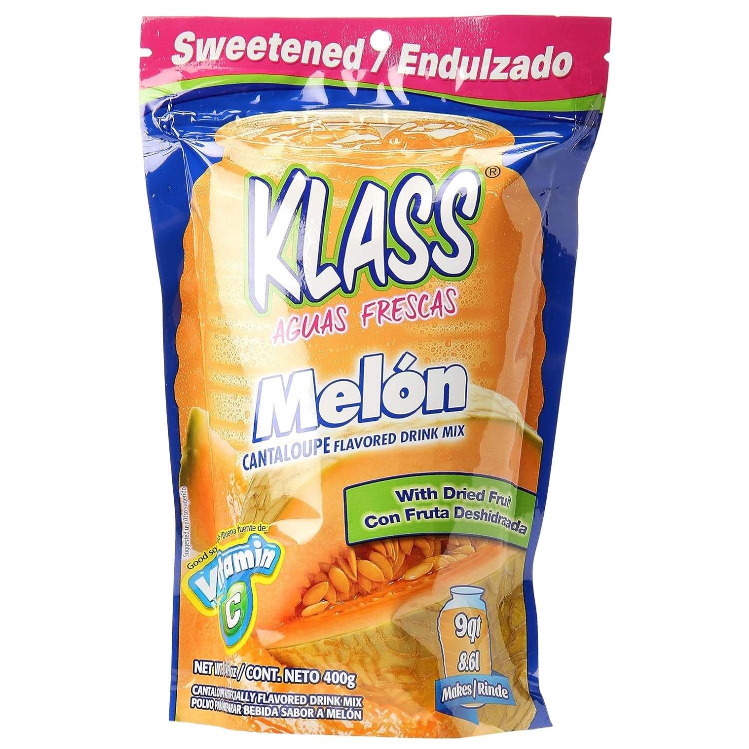 Listo Melon Cantaloupe Drink Mix – Pack of 4