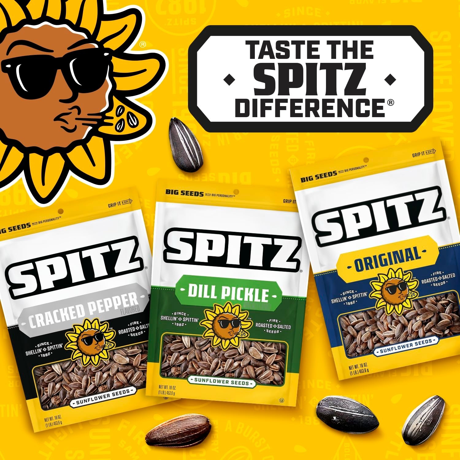 Sunflower Seeds Dill Pickle 6oz Pack of 9 Roasted High-Quality Snack