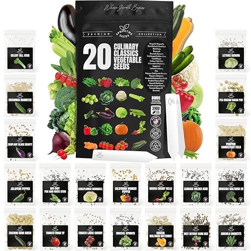 Vegetable Seeds Variety Pack – Tomato, Green, Red, Purple, Yellow, Multi