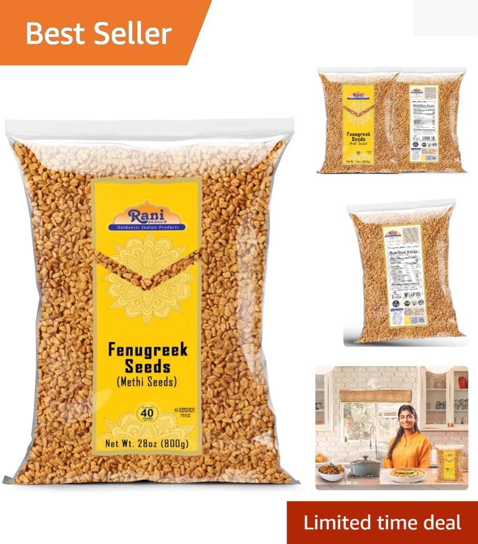 Rani Fenugreek Methi Seeds Whole 28oz 800g Trigonella foenum graecum ~ All Na…