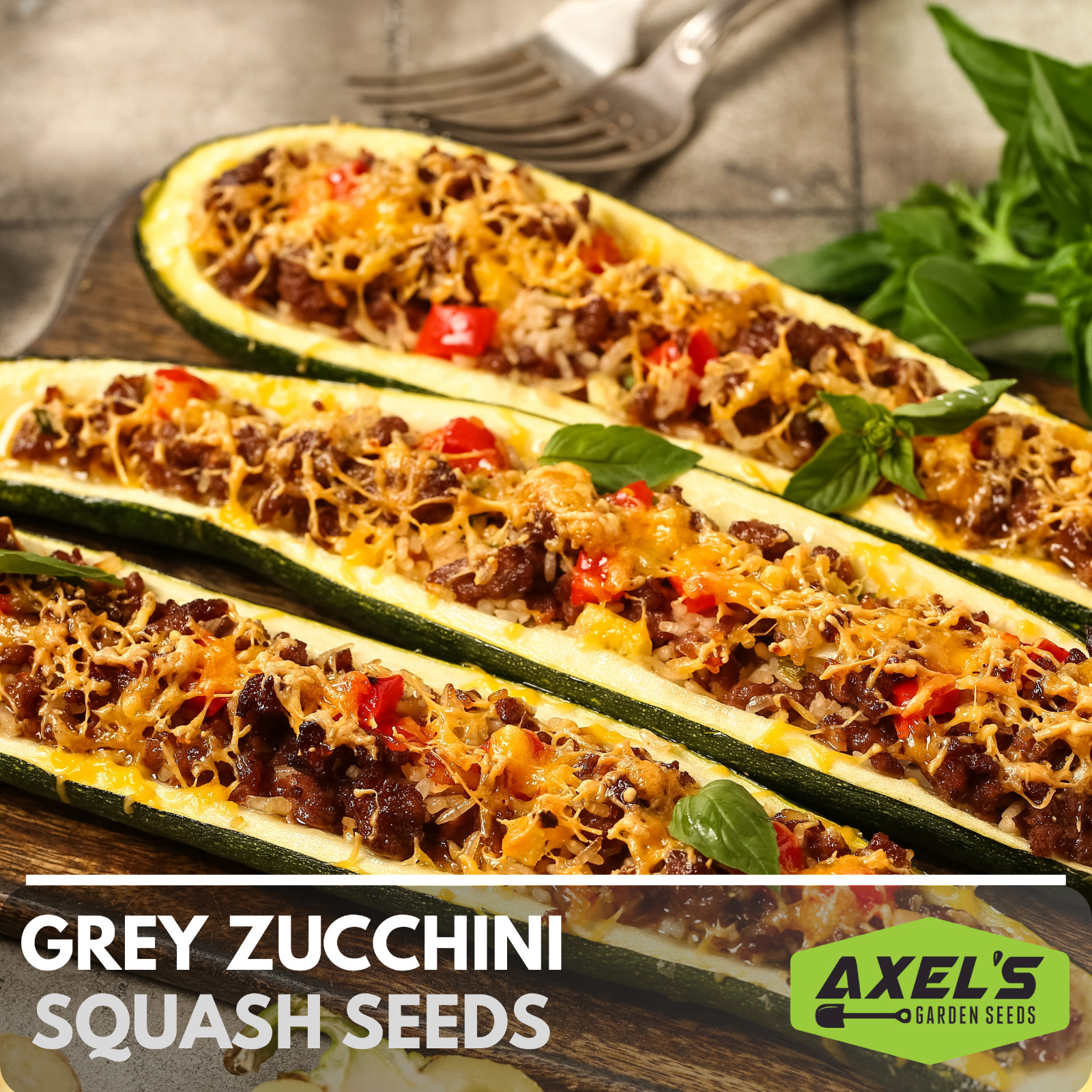 Summer Zucchini Squash Seeds | Heirloom & Non-GMO | Fresh Vegetable Seeds
