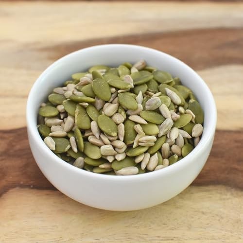 Organic Pumpkin & Sunflower Seed Mix 2 lb – Gluten Free, Unsalted, Non-GMO Snack