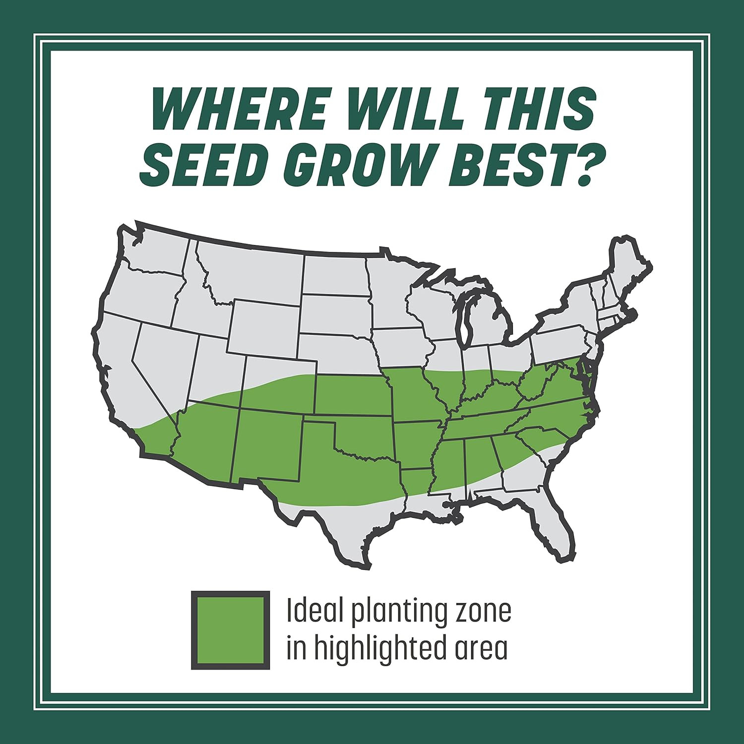 Smart Seed Tall Fescue Mix for Southern Lawns – 7 Lb