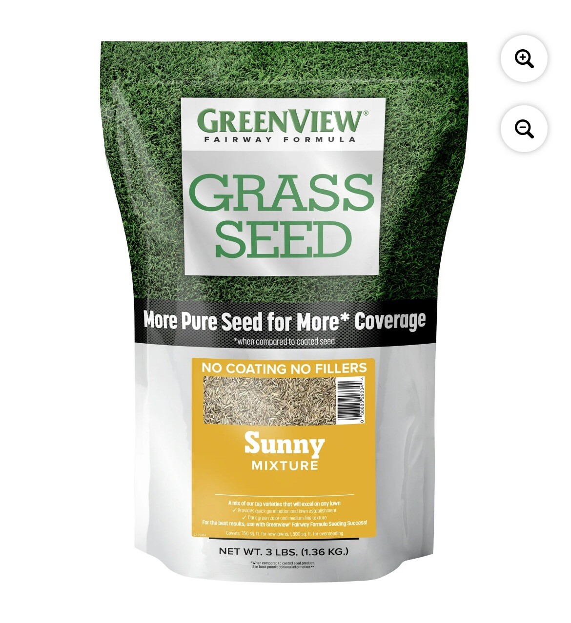 3 Lbs. Fairway Formula Grass Seed Sunny Mixture