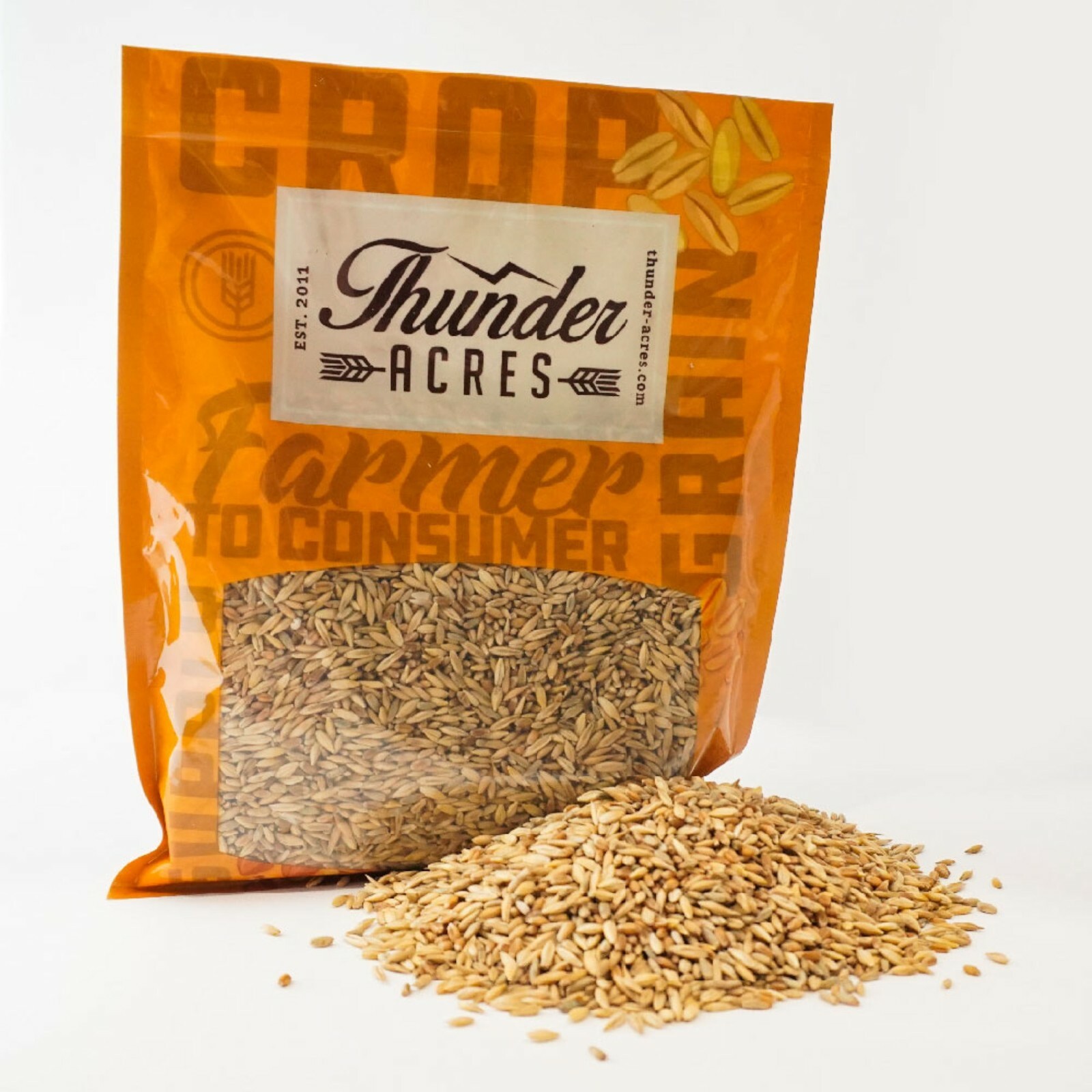 Thunder Acres Cat Grass Blend – Wheat, Barley, Oats, and Rye Seed Mix – Non-GMO