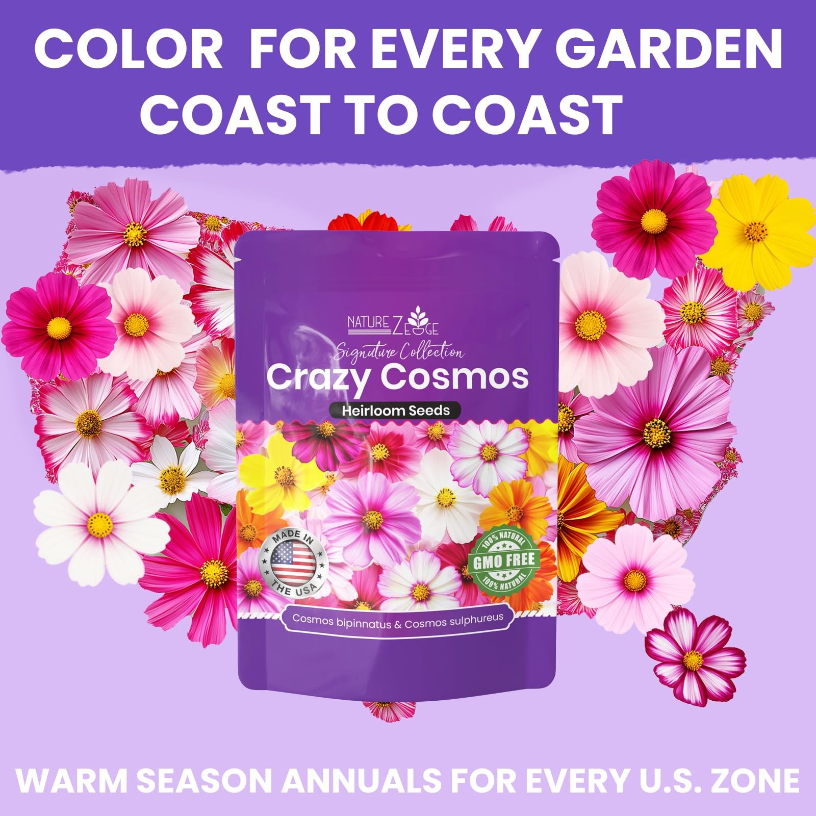 1/4 lb, Mixed Colors, Pink, Red, White, Scarlett, Orange, Yellow, Purple