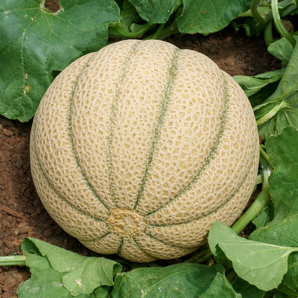 60 Heirloom “Hoodoo” Melon Seeds – American Classic Cantaloupe – Very Sweet