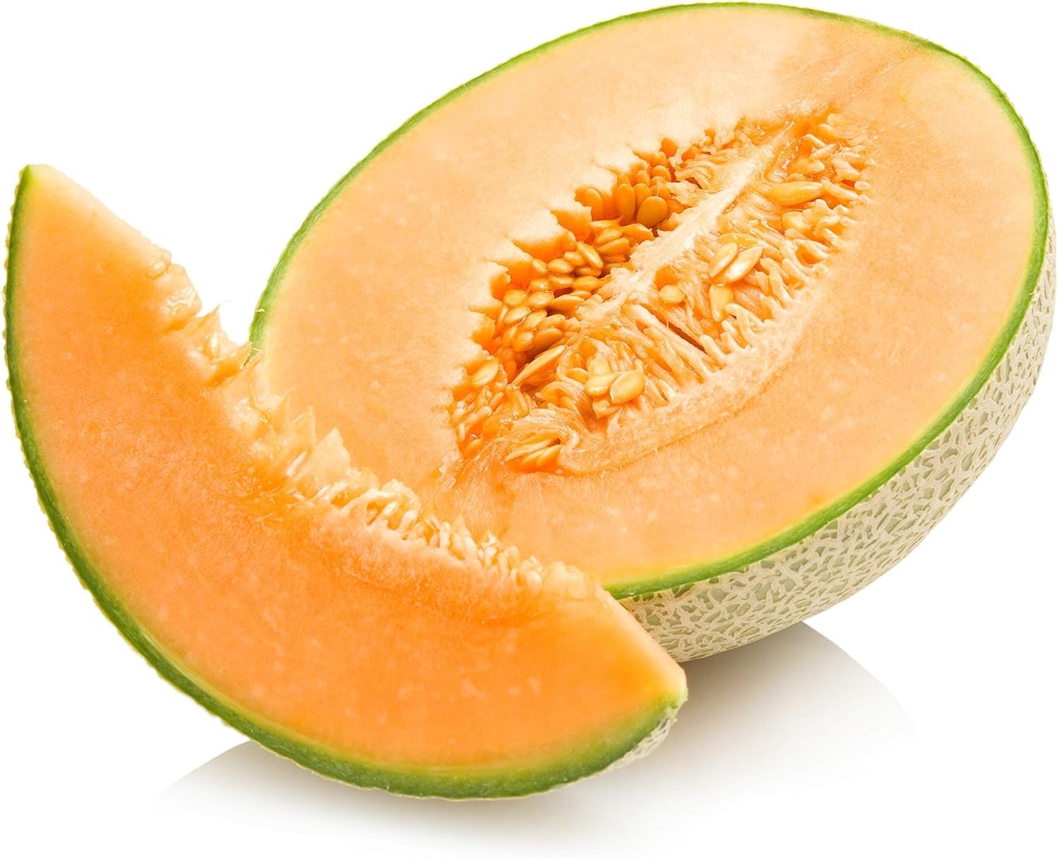100 Heirloom Cantaloupe Seeds – Non-GMO Hales Best for Luscious Home Gardens