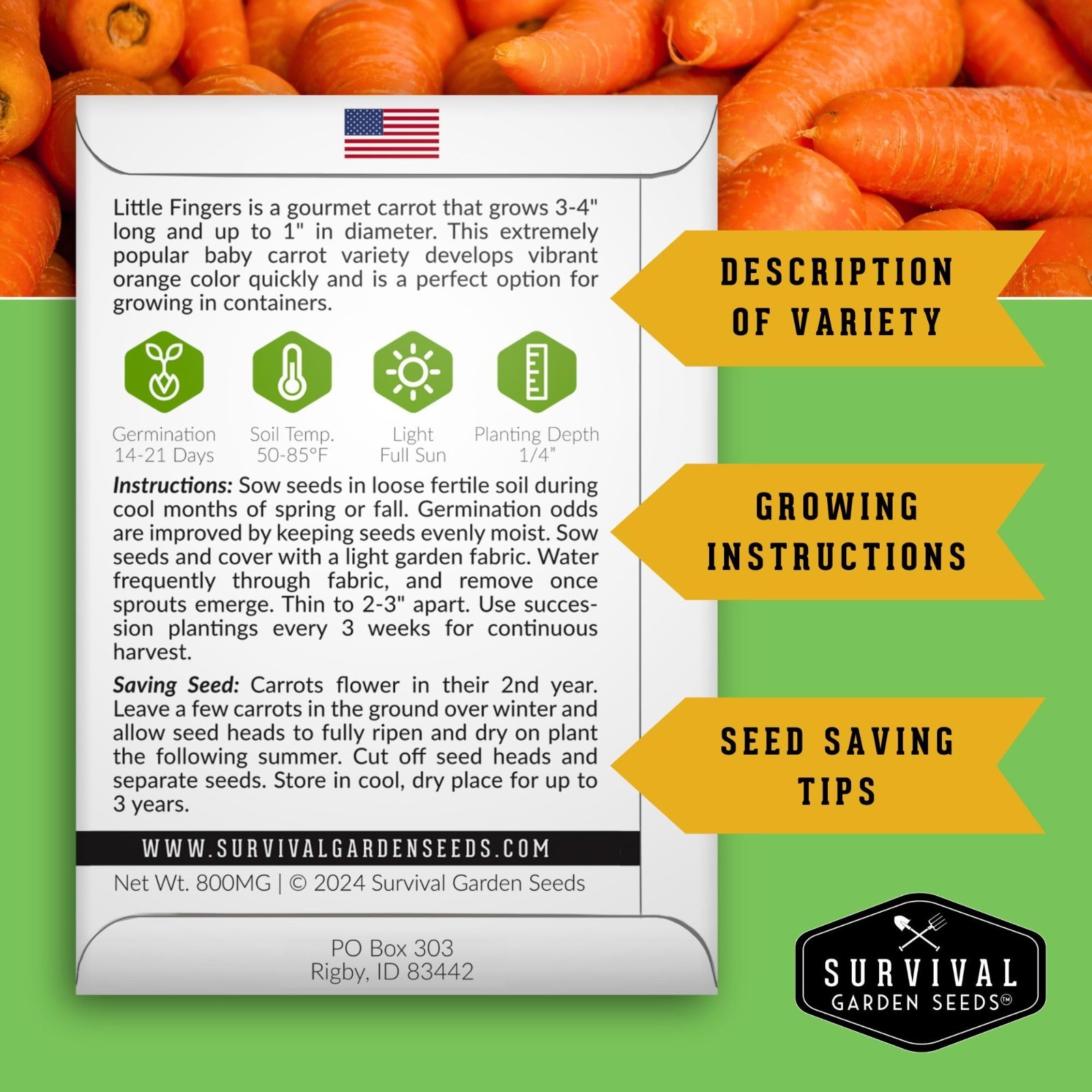 30 Variety Vegetable Seed Pack – Heirloom Non-GMO Seeds for Garden & Survival Ki