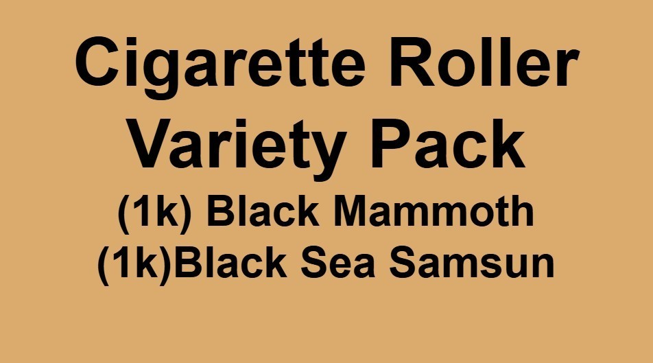 Cigarette Making Tobacco Seed Pack-Black Mammoth & Black Sea Samsun-2000 seeds!