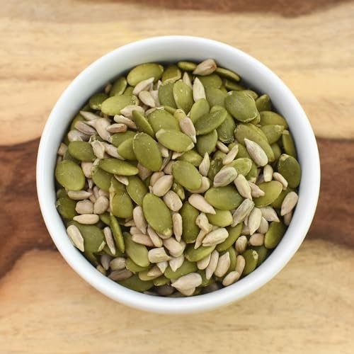 Organic Pumpkin & Sunflower Seed Mix 2 lb – Gluten Free, Unsalted, Non-GMO Snack