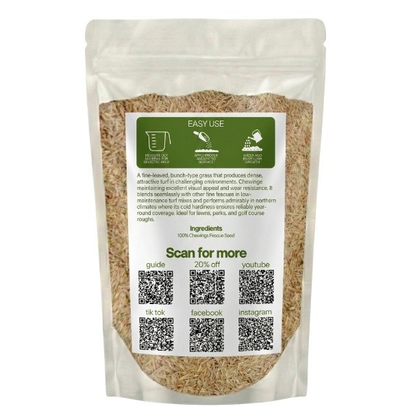Old Cobblers Farm™ Wicked Tuff Turf Chewings Fescue Grass Seed – Lush Green Lawn