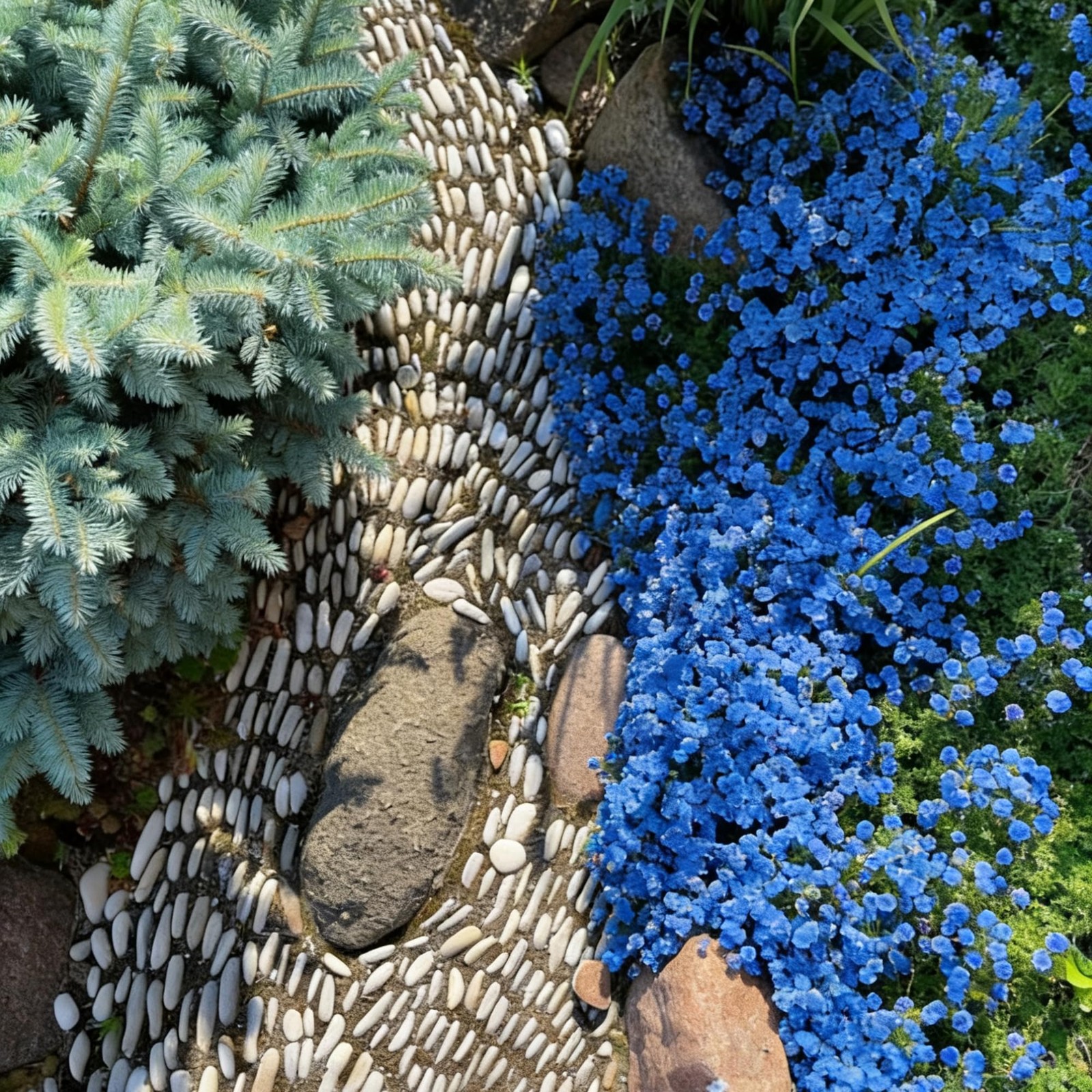 Blue Creeping Thyme Ground Cover Flower Seeds for Planting, 20000+pcs Perenni…