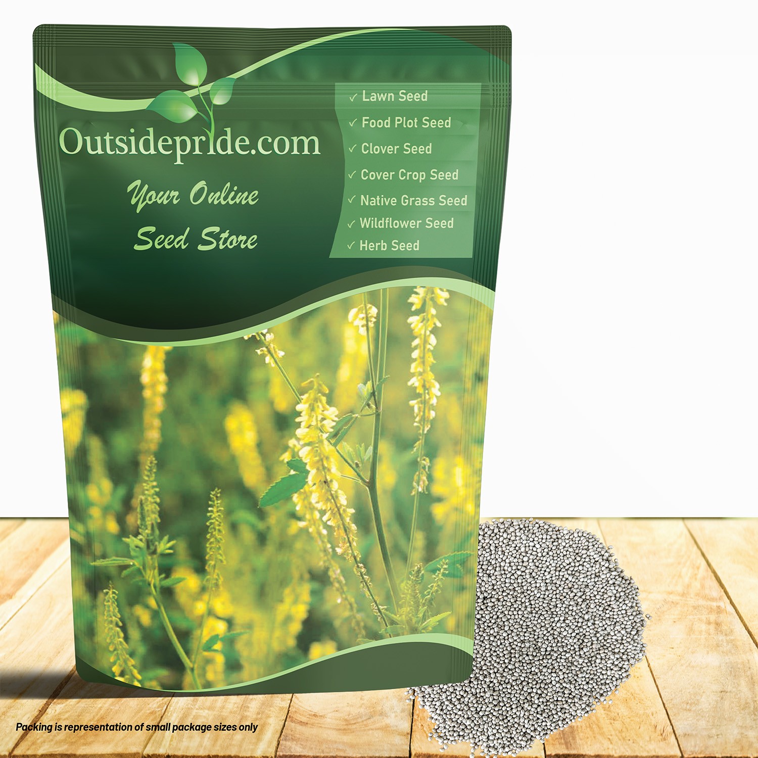 10 LBS – Inoculated Drought Tolerant Bulk Yellow Sweet Clover Seeds – Great