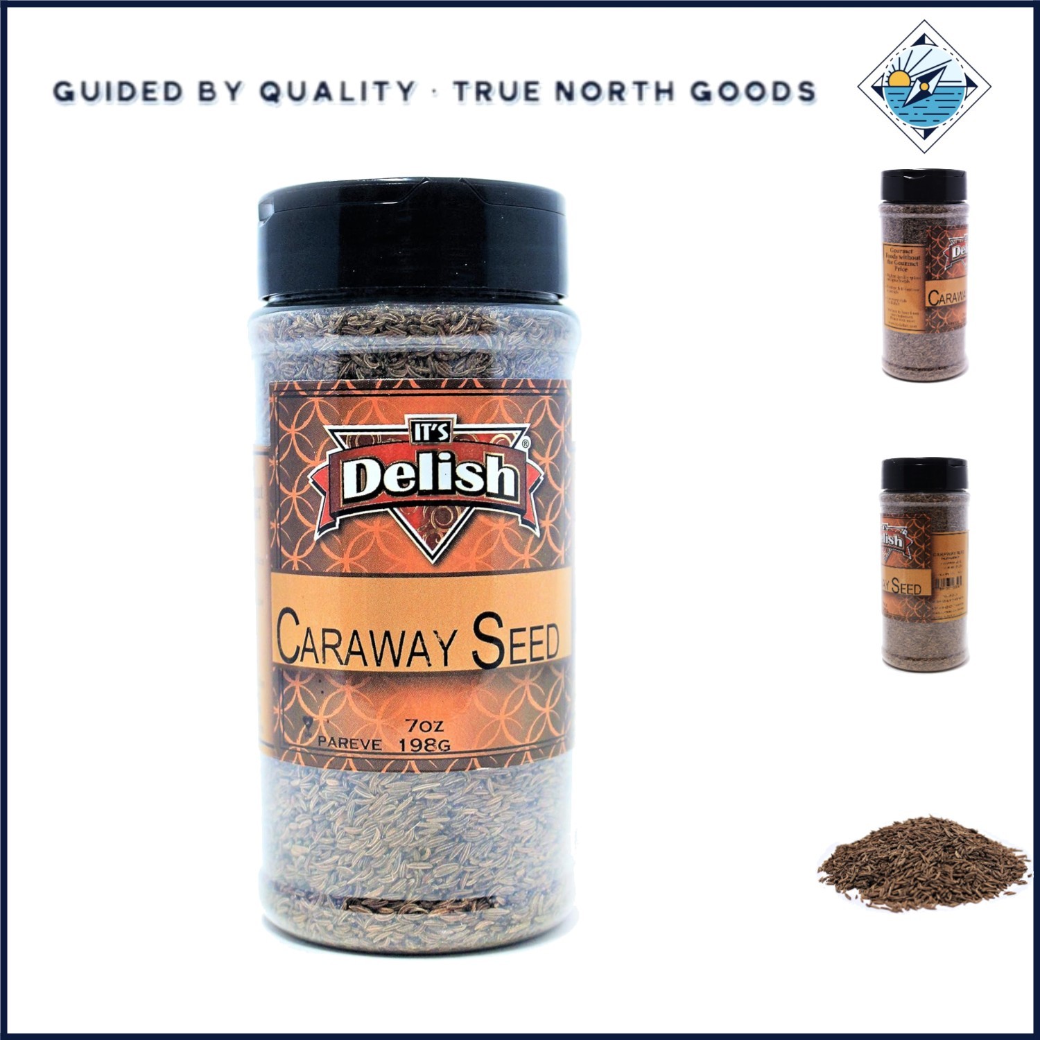 Distinct Flavor Caraway Seeds in 7 oz Jar, Great for European and Indian Dishes